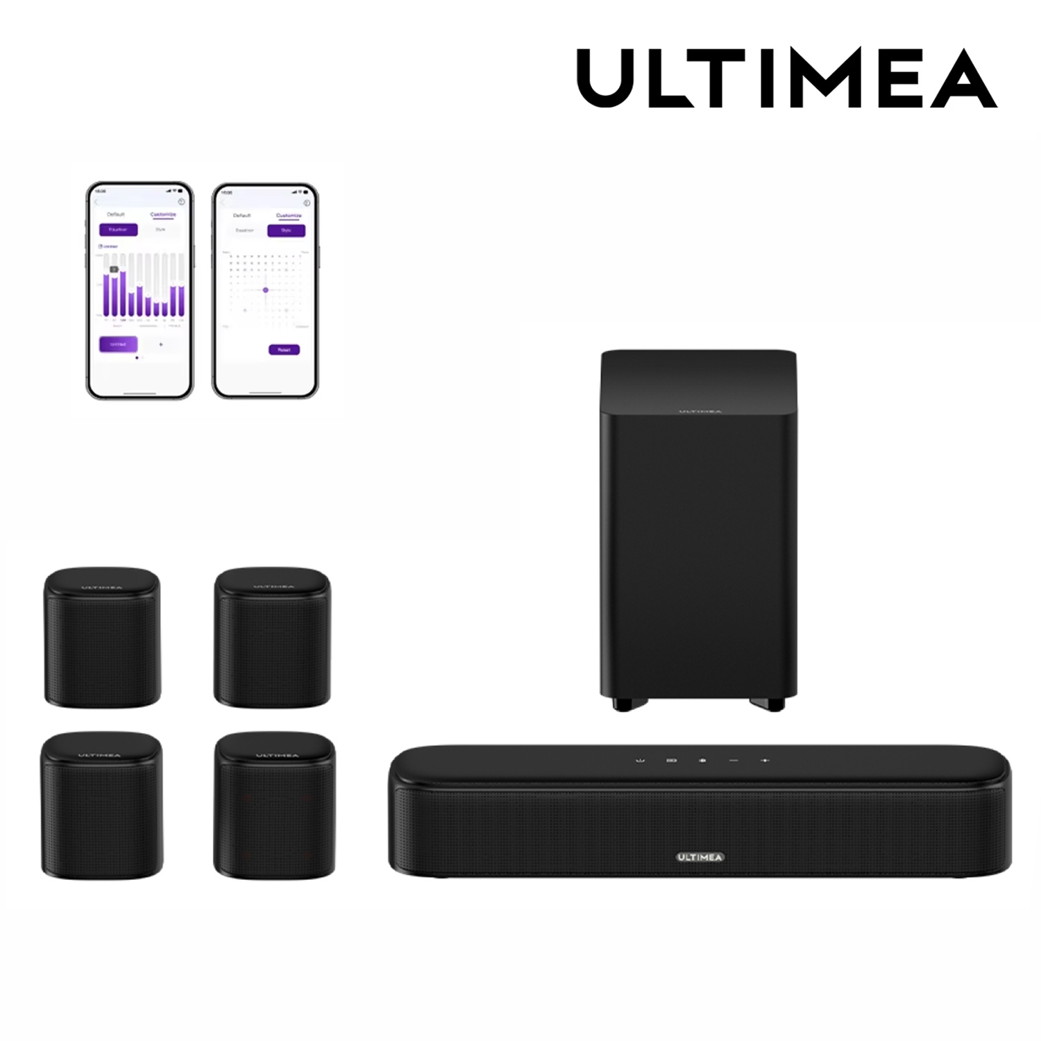 ULTIMEA 7.1 Channel Sound Bar  - Home Cinema Wireless recension och pris